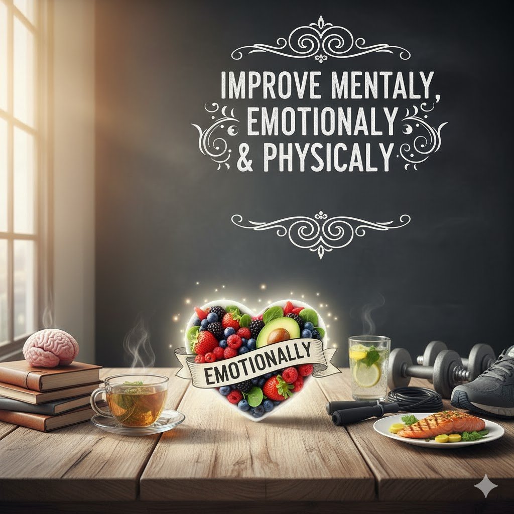 Improve Mentally, Emotionally & Physically Through Proper Nutrition